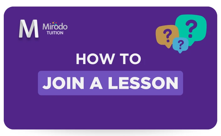 How to join a lesson